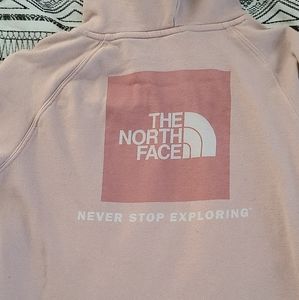 Pink North Face Hoodie